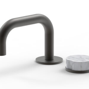 Phylrich CIRC – Single Handle Faucet – Low Spout, Marble Handle 250L-06 – Oil Rubbed Bronze