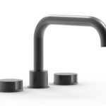 Phylrich CIRC - Deck Tub Set - Low Spout Round Handles 250L-40 - Gun Metal