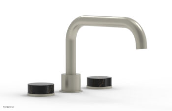 Phylrich CIRC - Deck Tub Set - Low Spout Marble Handles 250L-42 - Burnished Nickel