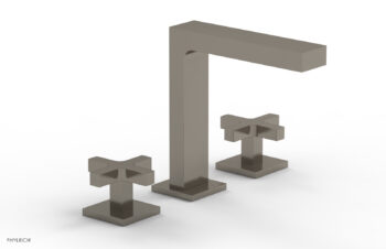 Phylrich CROI - Widespread Faucet - High Spout Cross Handles 255-01 - Pewter