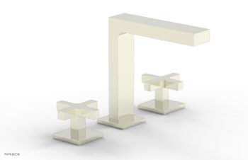 Phylrich CROI - Widespread Faucet - High Spout Cross Handles 255-01 - Satin Nickel