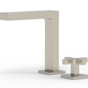 Phylrich CROI – Single Cross Handle Faucet – High Spout 255-04 – Polished Nickel