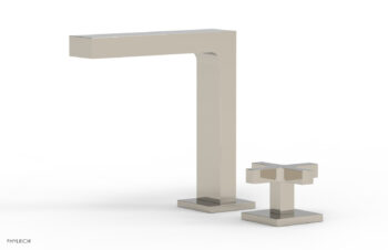 Phylrich CROI - Single Cross Handle Faucet - High Spout 255-04 - Polished Nickel