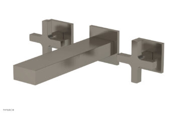 Phylrich CROI - Wall Lavatory Set - Cross Handle 255-11 - Pewter