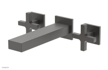 Phylrich CROI - Wall Lavatory Set - Cross Handle 255-11 - Oil Rubbed Bronze