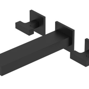 Phylrich CROI – Wall Lavatory Set – Lever Handle 255-12 – Matte Black