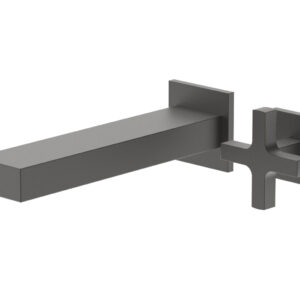 Phylrich CROI – Single Cross Handle Wall Lavatory Set 255-15 – Oil Rubbed Bronze