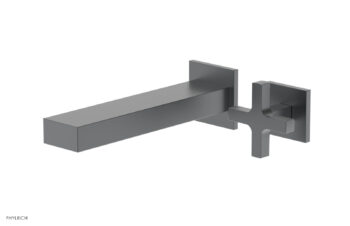 Phylrich CROI - Single Cross Handle Wall Lavatory Set 255-15 - Gun Metal