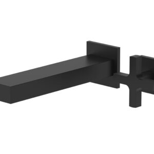 Phylrich CROI – Single Cross Handle Wall Lavatory Set 255-15 – Matte Black