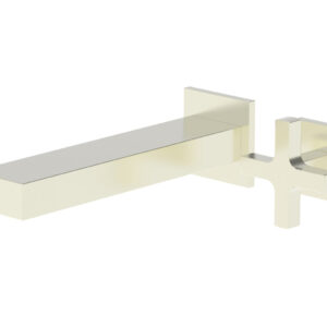 Phylrich CROI – Single Cross Handle Wall Lavatory Set 255-15 – Satin Nickel