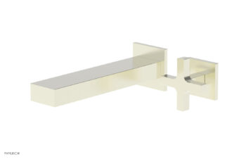 Phylrich CROI - Single Cross Handle Wall Lavatory Set 255-15 - Satin Nickel