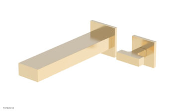 Phylrich CROI - Single Lever Handle Wall Lavatory Set 255-16 - Satin Brass