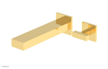 Phylrich CROI - Single Lever Handle Wall Lavatory Set 255-16 - Polished Gold