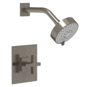 Phylrich CROI – Pressure Balance Shower Set – Cross Handle 255-21 – Pewter