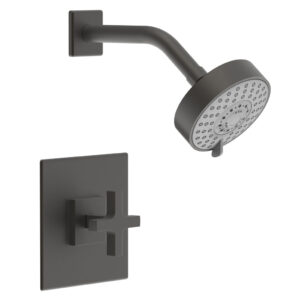 Phylrich CROI – Pressure Balance Shower Set – Cross Handle 255-21 – Oil Rubbed Bronze