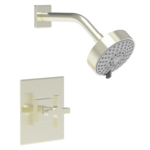 Phylrich CROI – Pressure Balance Shower Set – Cross Handle 255-21 – Satin Nickel