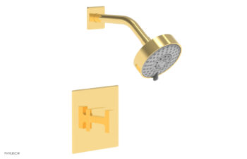 Phylrich CROI - Pressure Balance Shower Set - Lever Handle 255-22 - Polished Gold