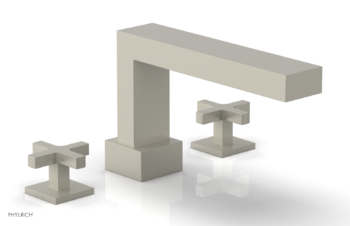 Phylrich CROI - Deck Tub Set - Cross Handles 255-40 - Burnished Nickel