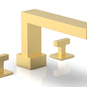 Phylrich CROI – Deck Tub Set – Lever Handles 255-41 – Burnished Gold