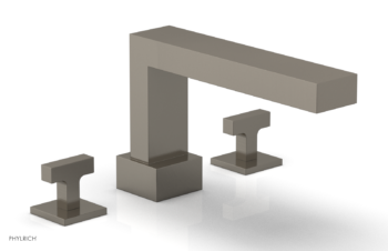 Phylrich CROI - Deck Tub Set - Lever Handles 255-41 - Pewter
