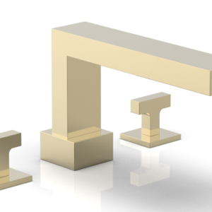 Phylrich CROI – Deck Tub Set – Lever Handles 255-41 – Polished Brass Uncoated