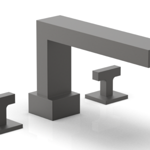 Phylrich CROI – Deck Tub Set – Lever Handles 255-41 – Oil Rubbed Bronze