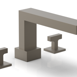 Phylrich CROI – Deck Tub Set – Lever Handles 255-41 – Architectural Bronze