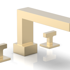 Phylrich CROI – Deck Tub Set – Lever Handles 255-41 – Satin Brass