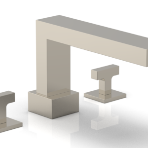 Phylrich CROI – Deck Tub Set – Lever Handles 255-41 – Polished Nickel