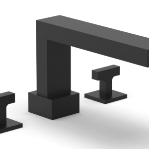 Phylrich CROI – Deck Tub Set – Lever Handles 255-41 – Matte Black