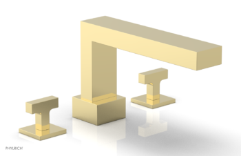 Phylrich CROI - Deck Tub Set - Lever Handles 255-41 - Polished Brass
