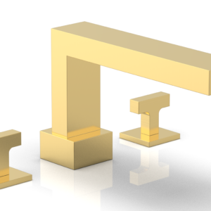 Phylrich CROI – Deck Tub Set – Lever Handles 255-41 – Satin Gold