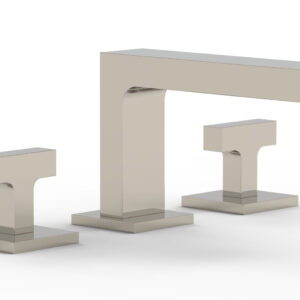 Phylrich CROI – Widespread Faucet – Low Spout Lever Handles 255L-02 – Polished Nickel