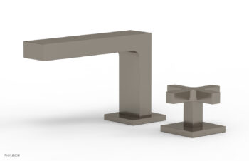 Phylrich CROI - Single Cross Handle Faucet - Low Spout 255L-04 - Pewter