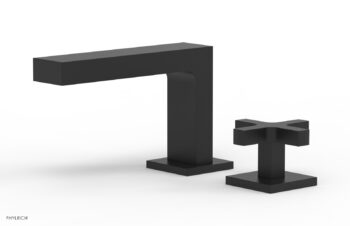 Phylrich CROI - Single Cross Handle Faucet - Low Spout 255L-04 - Matte Black
