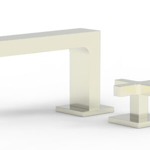 Phylrich CROI – Single Cross Handle Faucet – Low Spout 255L-04 – Satin Nickel
