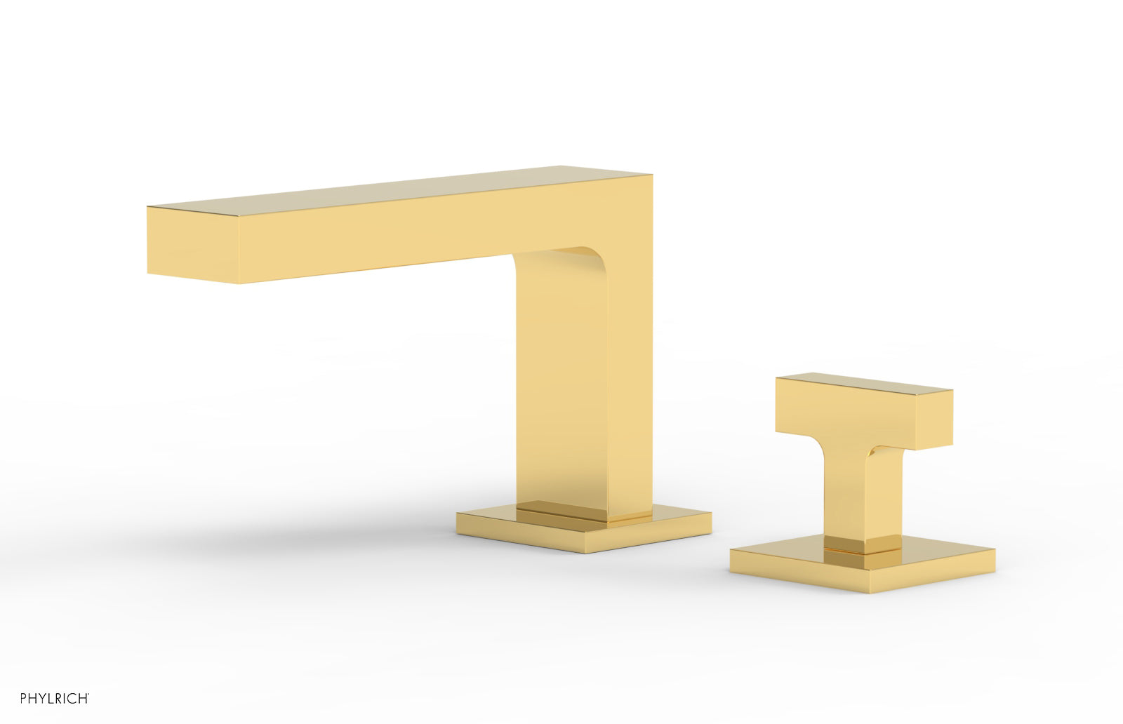 Phylrich CROI - Single Lever Handle Faucet - Low Spout 255L-05 - Polished Gold