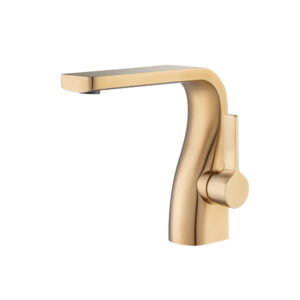 Isenberg Single Hole Bathroom Faucet In Brushed Bronze