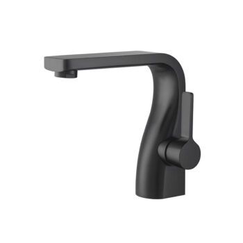Isenberg Single Hole Bathroom Faucet In Matte Black