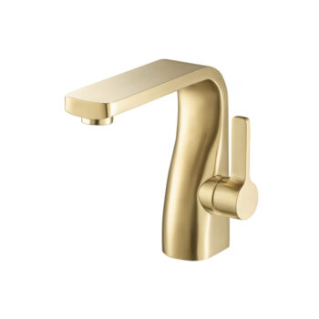 Isenberg Single Hole Bathroom Faucet In Satin Brass