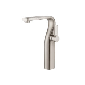 Isenberg Single Hole Vessel Faucet In Brushed Nickel