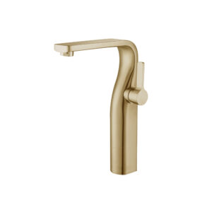 Isenberg Single Hole Vessel Faucet In Satin Brass