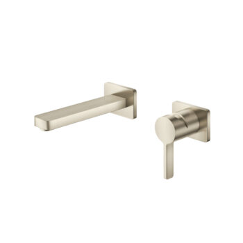 Isenberg Single Handle Wall Mounted Bathroom Faucet In Brushed Nickel
