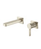 Isenberg Single Handle Wall Mounted Bathroom Faucet In Brushed Nickel