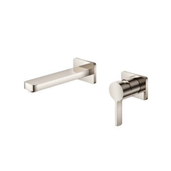 Isenberg Single Handle Wall Mounted Bathroom Faucet In Polished Nickel