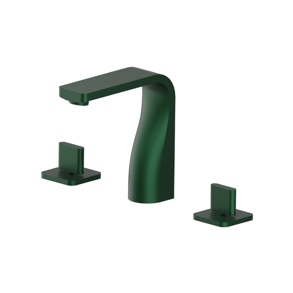 Isenberg Three Hole 8" Widespread Two Handle Bathroom Faucet In Brushed Nickel - Image 11