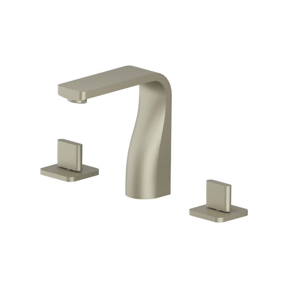Isenberg Three Hole 8" Widespread Two Handle Bathroom Faucet In Brushed Nickel - Image 14