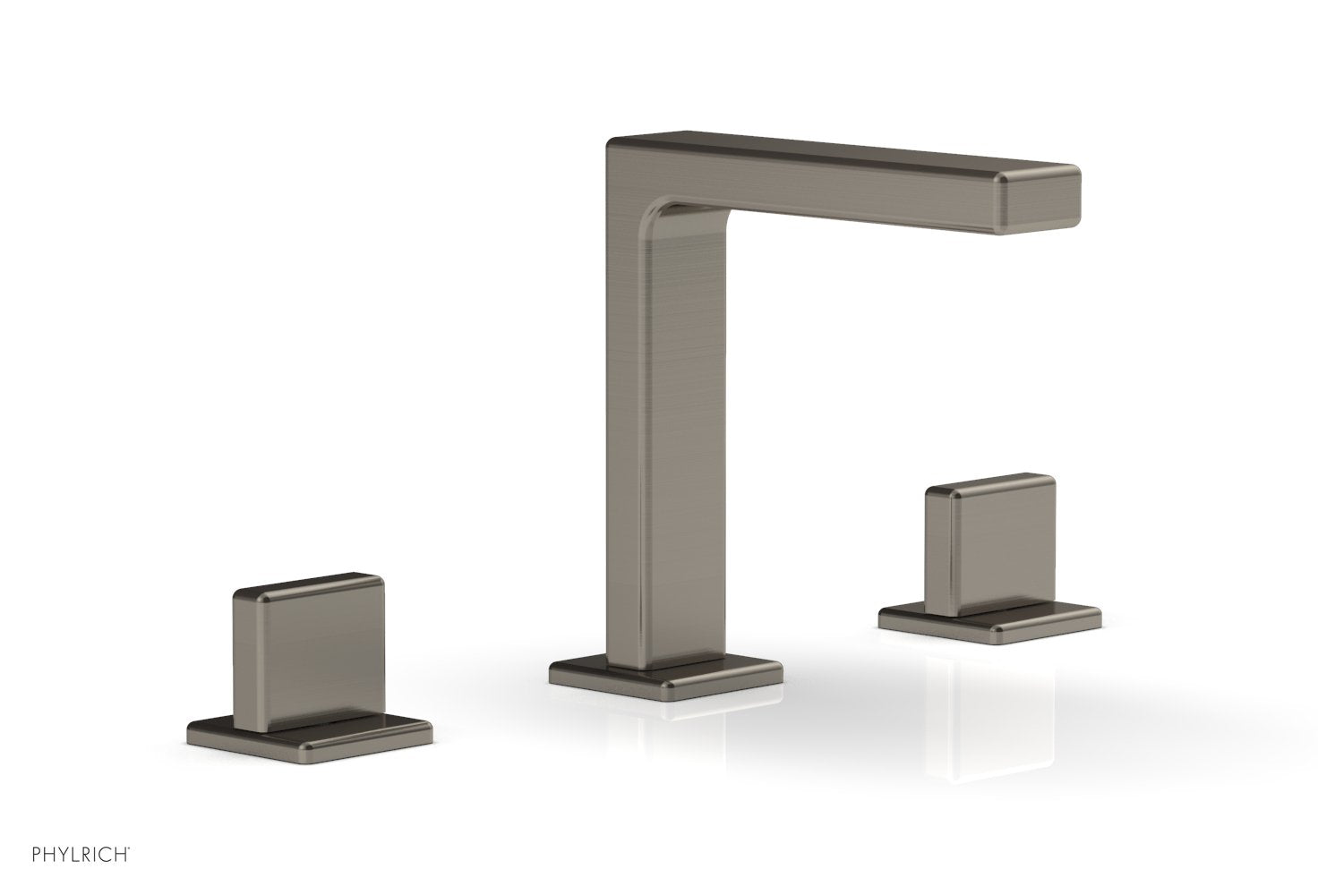 Phylrich MIX Widespread Faucet - Blade Handle 6-3/4" Height 290-01 - Pewter