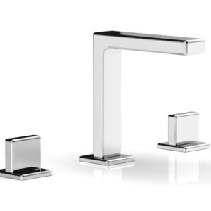 Phylrich MIX Widespread Faucet – Blade Handle 6-3/4″ Height 290-01 – Polished Chrome
