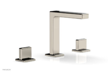 Phylrich MIX Widespread Faucet - Blade Handle 6-3/4" Height 290-01 - Polished Nickel